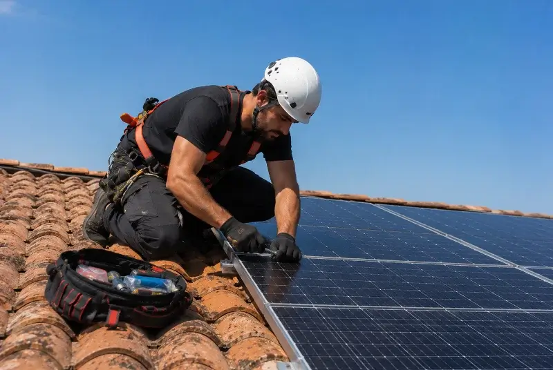 Maintenance et monitoring de panneaux solaires à Moulin-Neuf