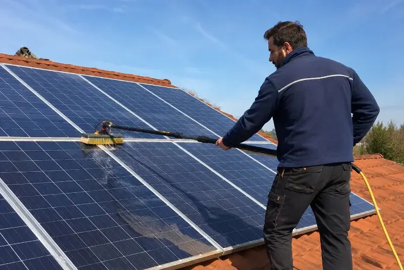 Nettoyage et entretien de panneaux solaires à Moulin-Neuf